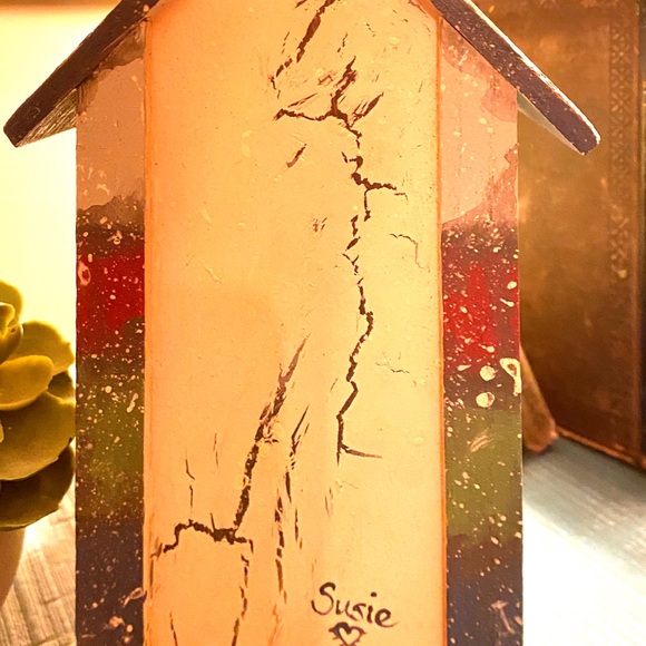 Handpainted birdhouse “Starry Nite” ✨ - Picture 8 of 9